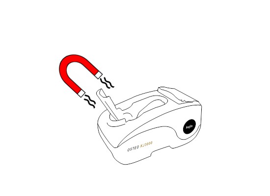 骨密度儀經(jīng)顱多普勒注意強磁場示意圖